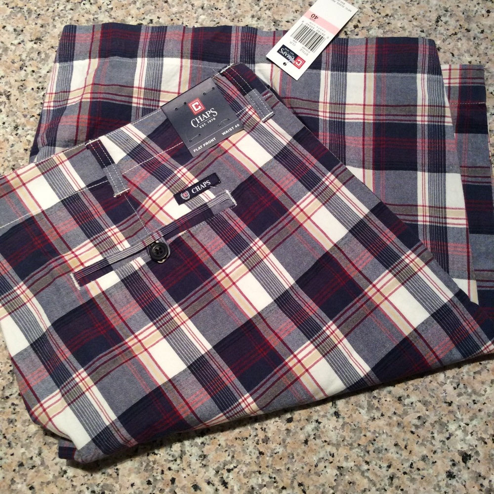 Brand New Chaps Plaid Shorts